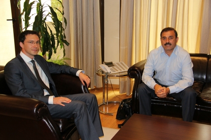Daniel Mitov held talks with the Chairman of the Association of Bulgarians in Ukraine 